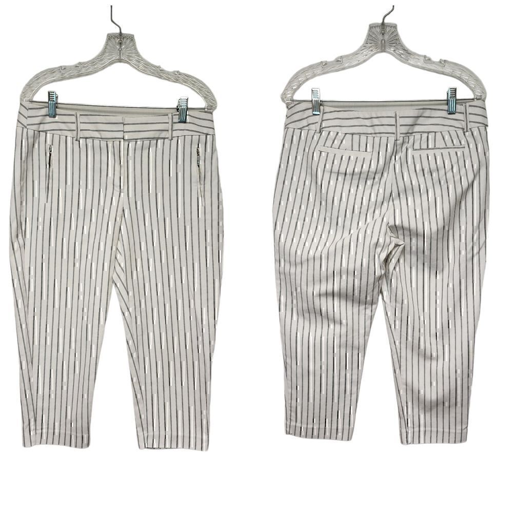APT. 9 STRIPED CAPRI STRIPED BLACK/WHITE SIZE 10